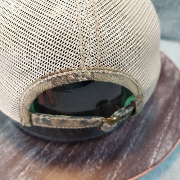 John Deere Camo Trucker Hat W/ Mesh Back Adjustable Strap Unisex Outdoor Cap - Picture 5 of 11